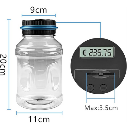 Digitale Spardose mit intelligenter Zählfunktion – Sparen macht wieder Spaß!