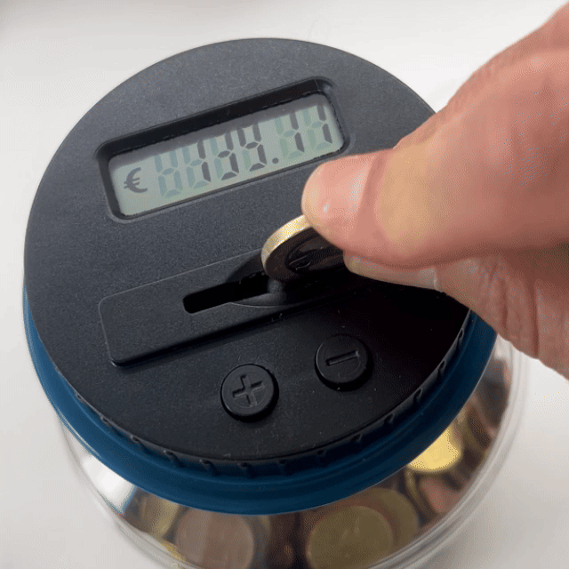 Digitale Spardose mit intelligenter Zählfunktion – Sparen macht wieder Spaß!